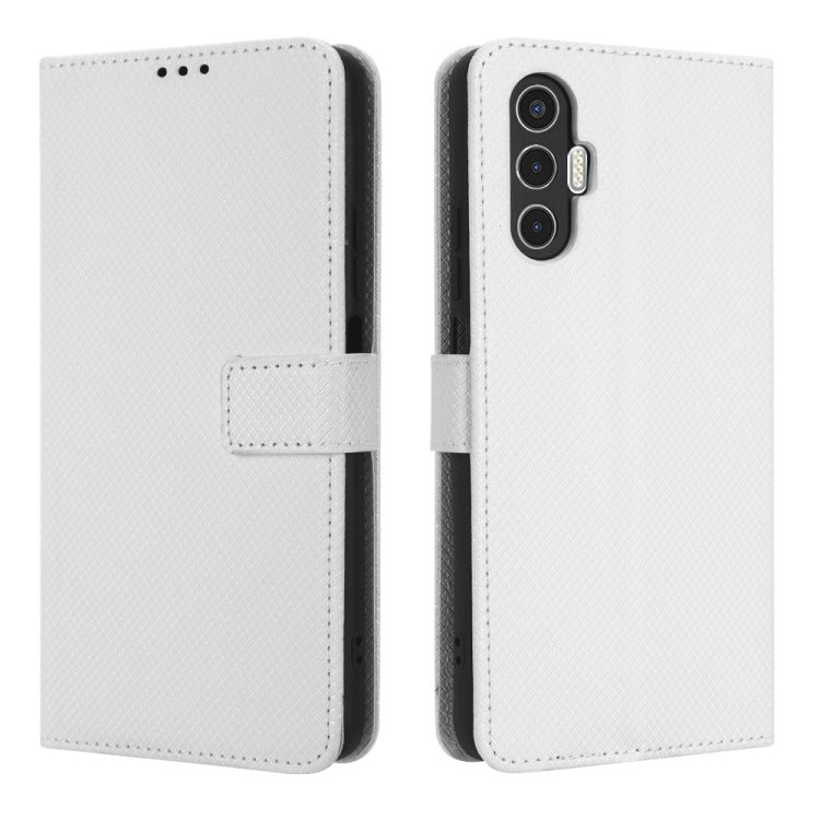 For Tecno Pova 3 Diamond Texture Leather Phone Case