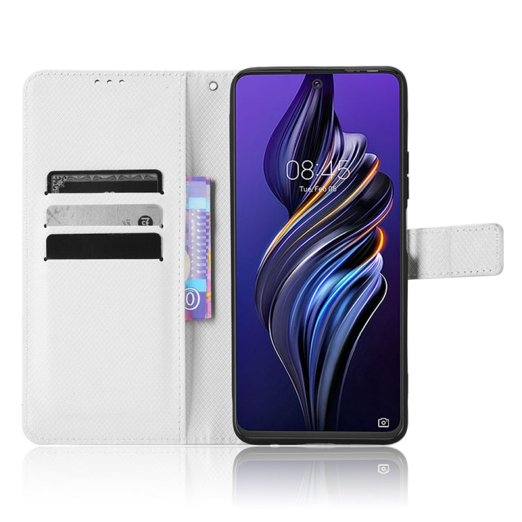 For Tecno Pova 3 Diamond Texture Leather Phone Case