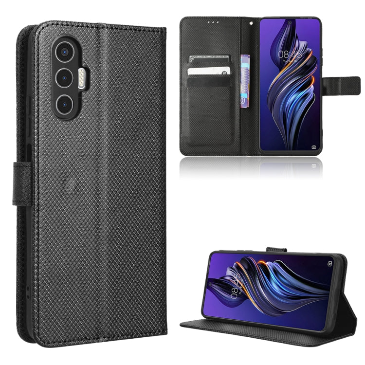 For Tecno Pova 3 Diamond Texture Leather Phone Case