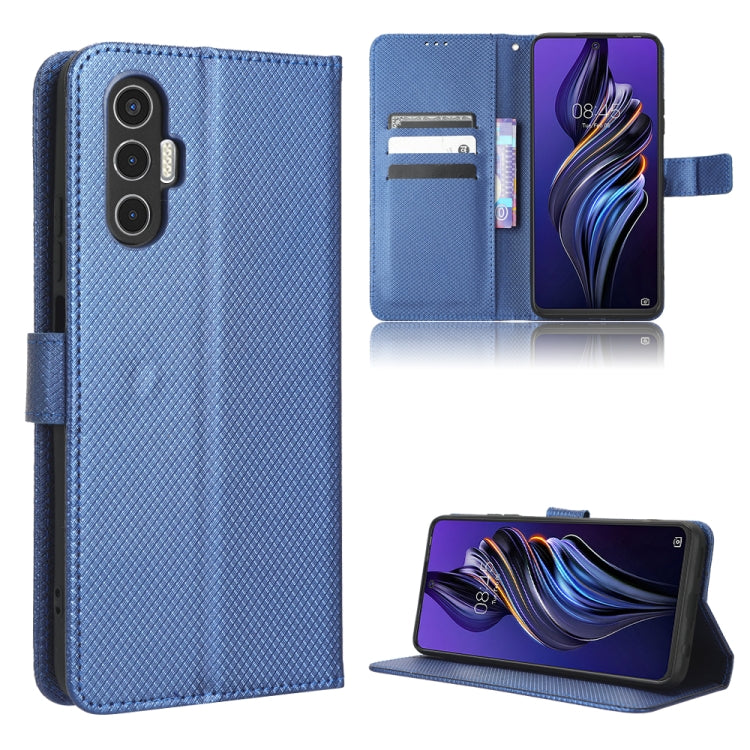 For Tecno Pova 3 Diamond Texture Leather Phone Case