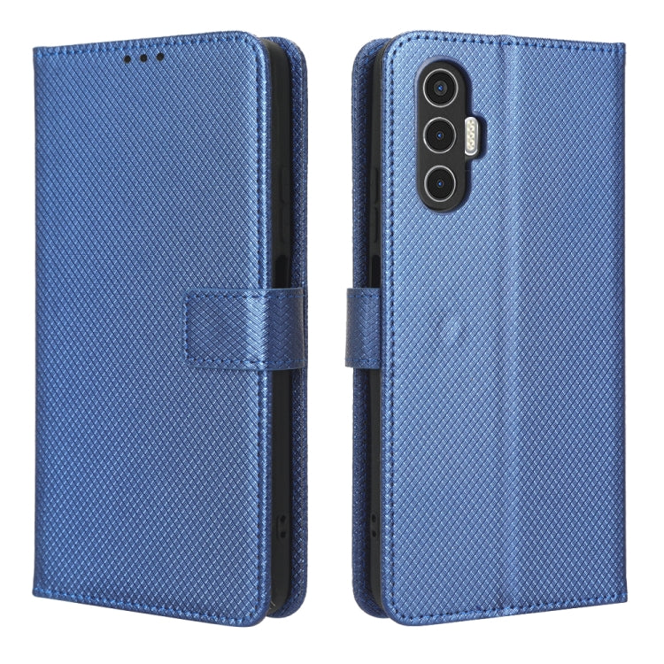 For Tecno Pova 3 Diamond Texture Leather Phone Case