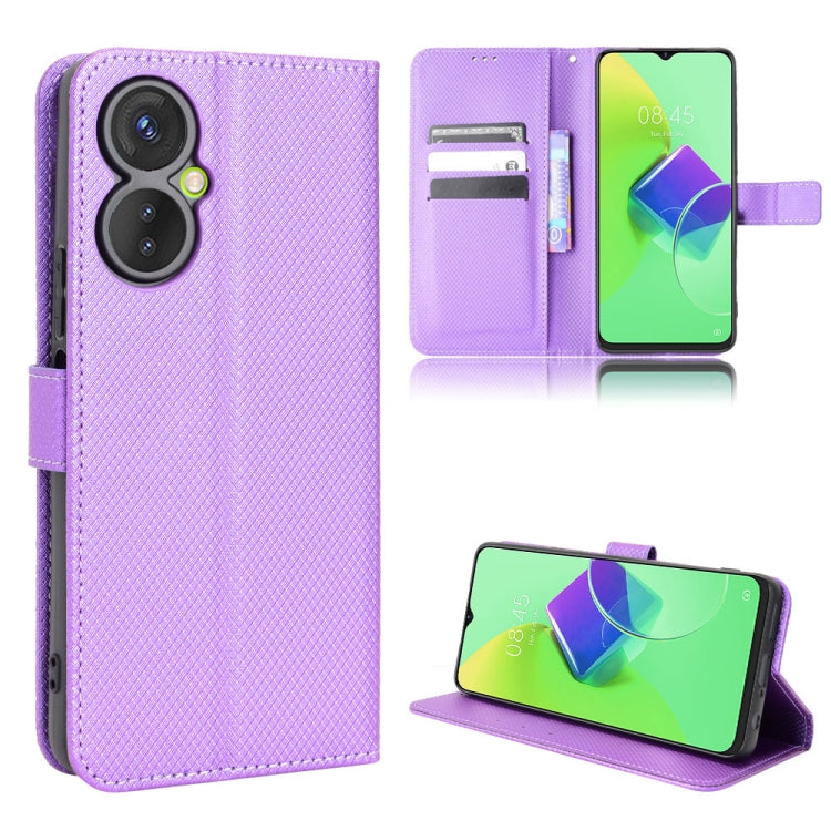 For Tecno Spark 9 Pro Diamond Texture Leather Phone Case
