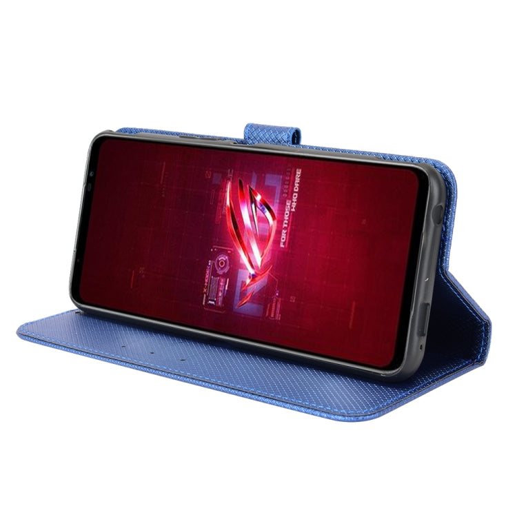 For ASUS ROG Phone 6 / 6 Pro Diamond Texture Leather Phone Case