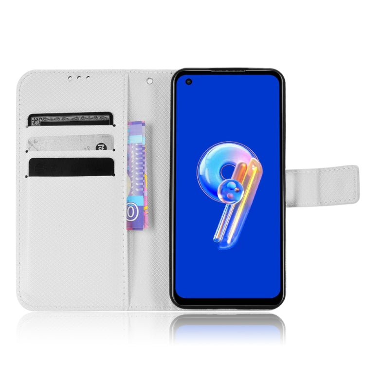 For ASUS Zenfone 9 Diamond Texture Leather Phone Case