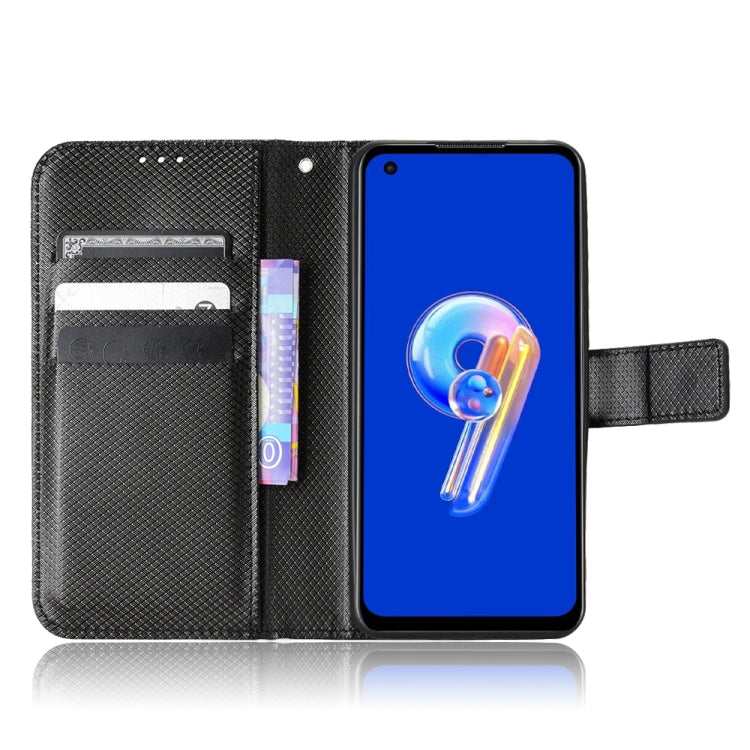 For ASUS Zenfone 9 Diamond Texture Leather Phone Case
