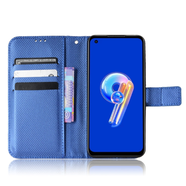 For ASUS Zenfone 9 Diamond Texture Leather Phone Case