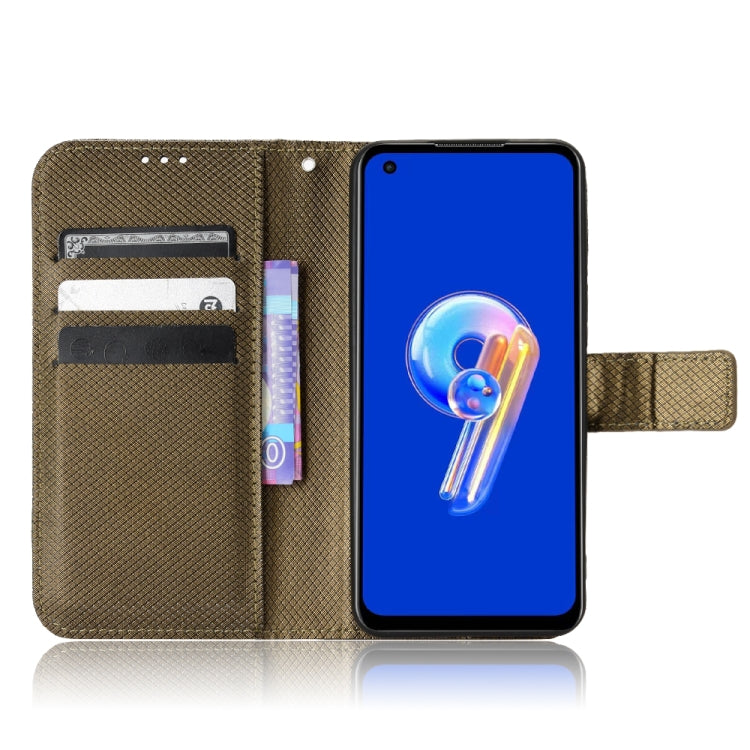 For ASUS Zenfone 9 Diamond Texture Leather Phone Case