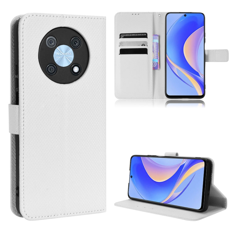 For Huawei nova Y90 Diamond Texture Leather Phone Case