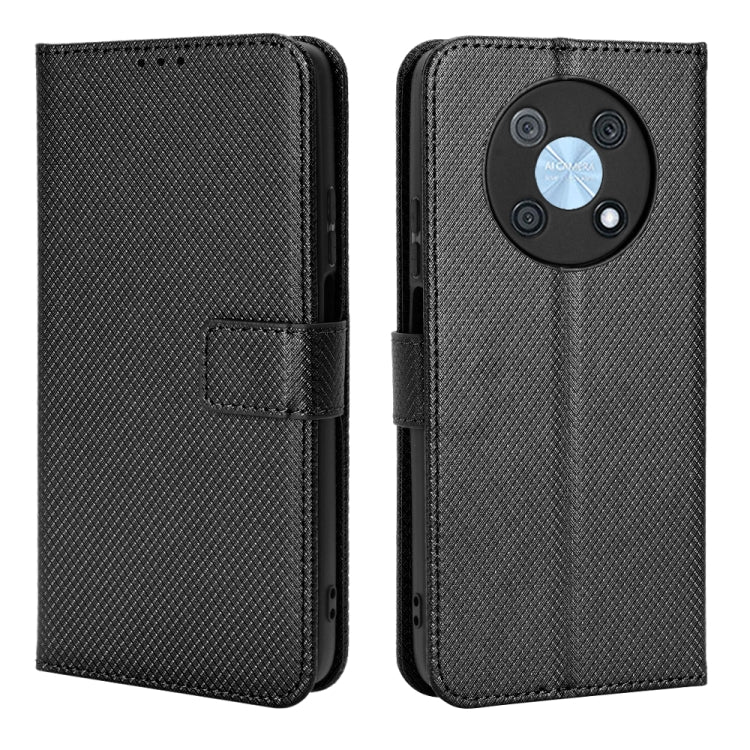 For Huawei nova Y90 Diamond Texture Leather Phone Case
