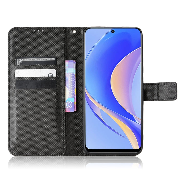For Huawei nova Y90 Diamond Texture Leather Phone Case