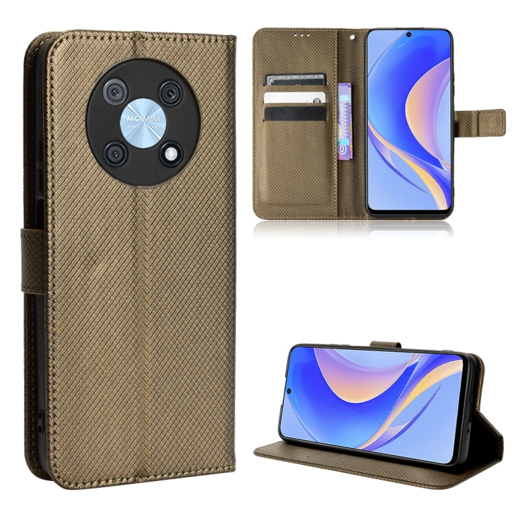 For Huawei nova Y90 Diamond Texture Leather Phone Case