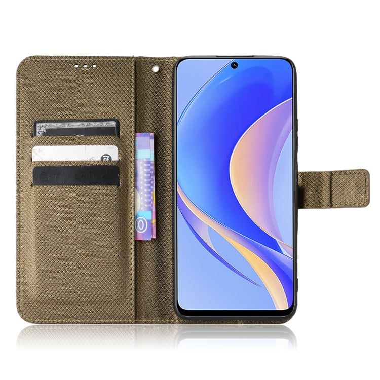 For Huawei nova Y90 Diamond Texture Leather Phone Case