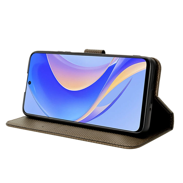 For Huawei nova Y90 Diamond Texture Leather Phone Case