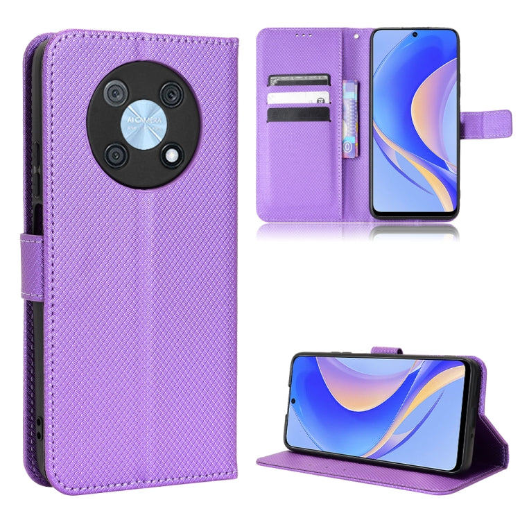 For Huawei nova Y90 Diamond Texture Leather Phone Case