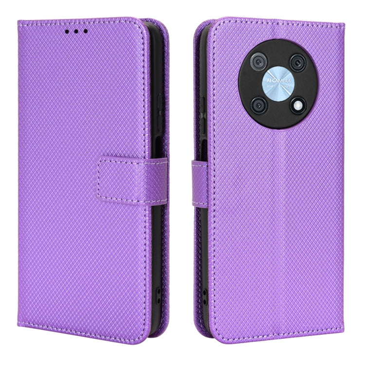 For Huawei nova Y90 Diamond Texture Leather Phone Case