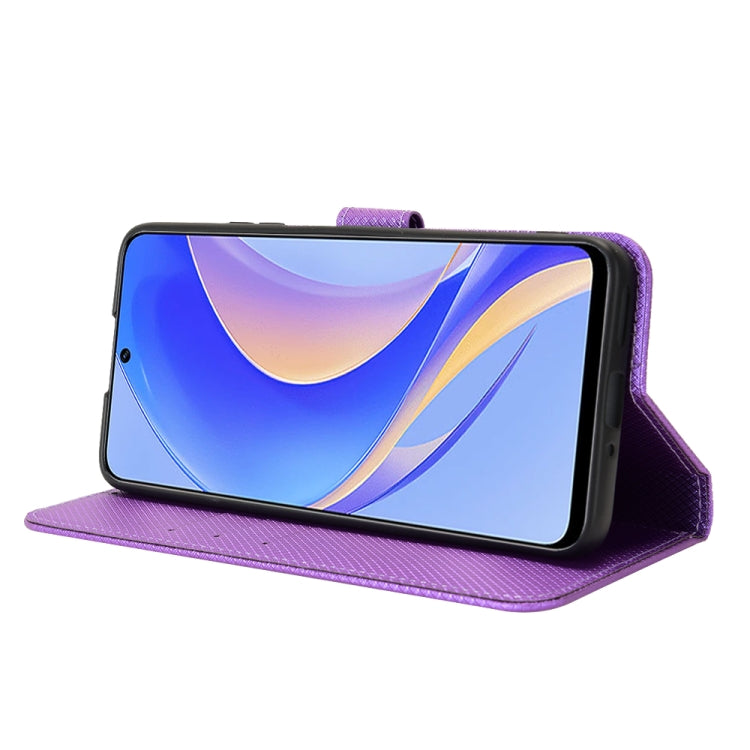 For Huawei nova Y90 Diamond Texture Leather Phone Case