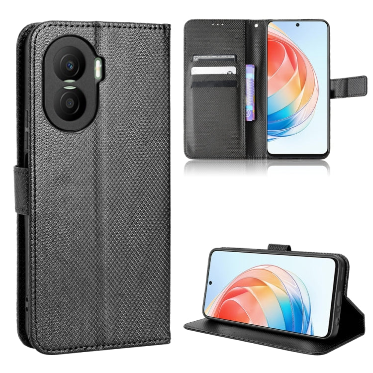 For Honor X40i Diamond Texture Leather Phone Case