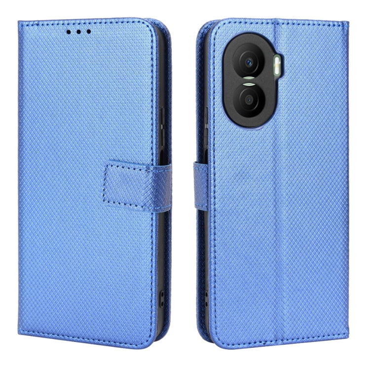 For Honor X40i Diamond Texture Leather Phone Case