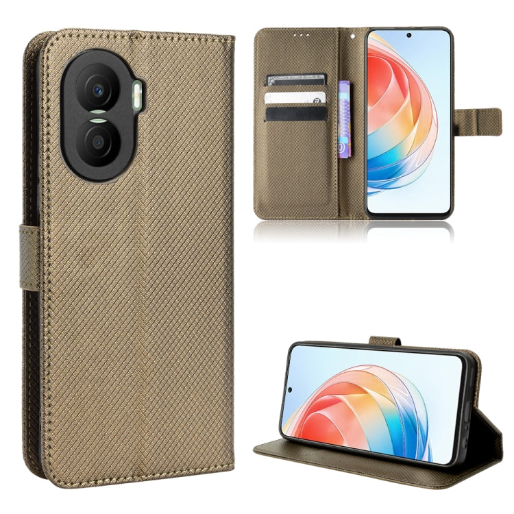 For Honor X40i Diamond Texture Leather Phone Case