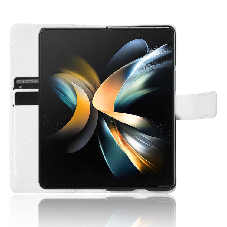 For Samsung Galaxy Z Fold4 5G Diamond Texture Leather Phone Case