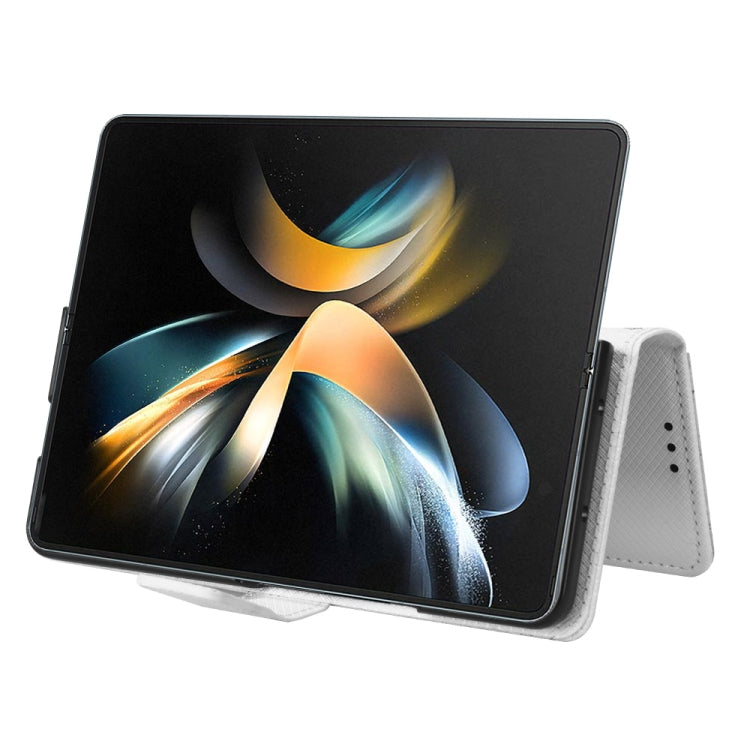 For Samsung Galaxy Z Fold4 5G Diamond Texture Leather Phone Case