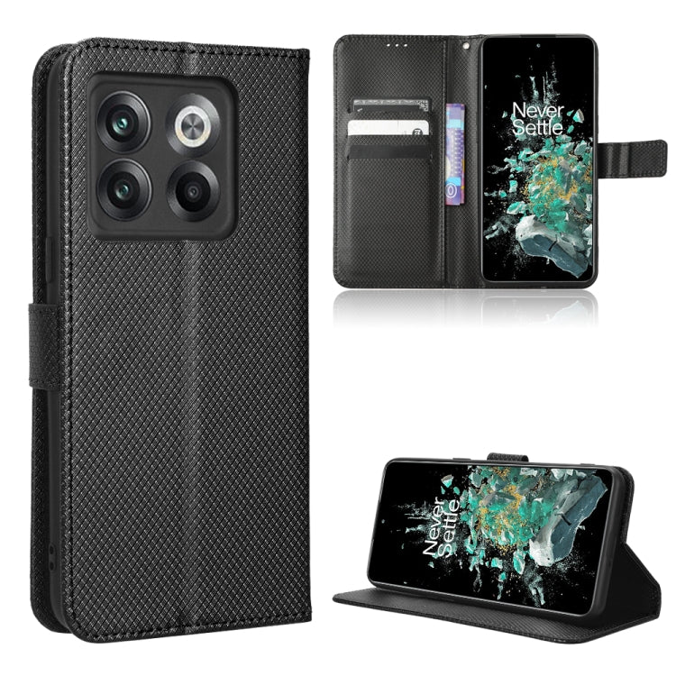 For OnePlus 10T 5G / Ace Pro 5G Diamond Texture Leather Phone Case