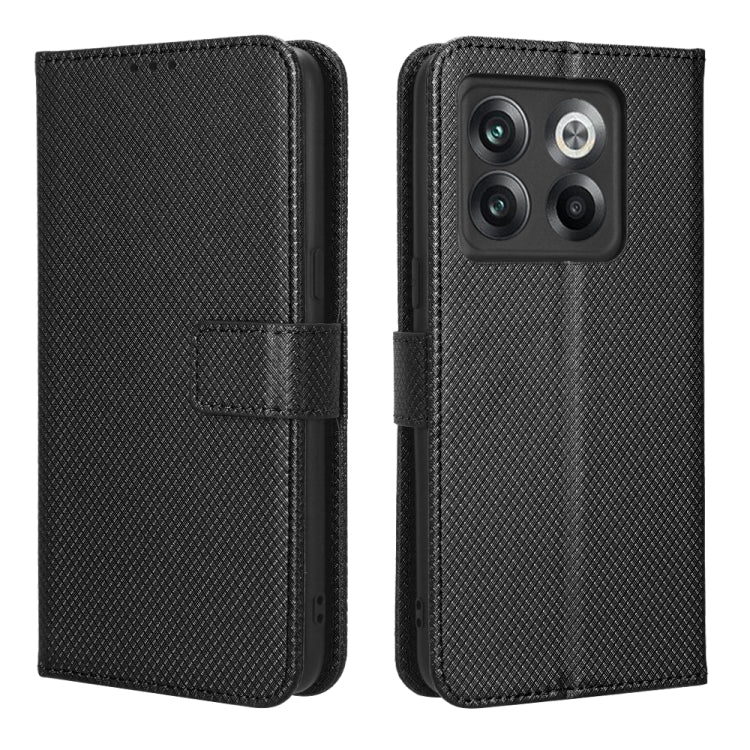For OnePlus 10T 5G / Ace Pro 5G Diamond Texture Leather Phone Case
