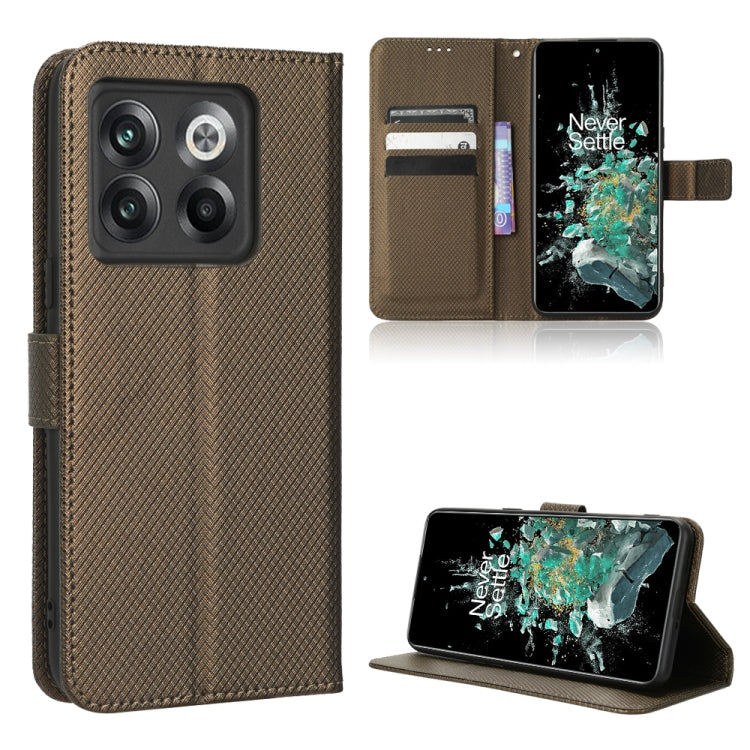 For OnePlus 10T 5G / Ace Pro 5G Diamond Texture Leather Phone Case