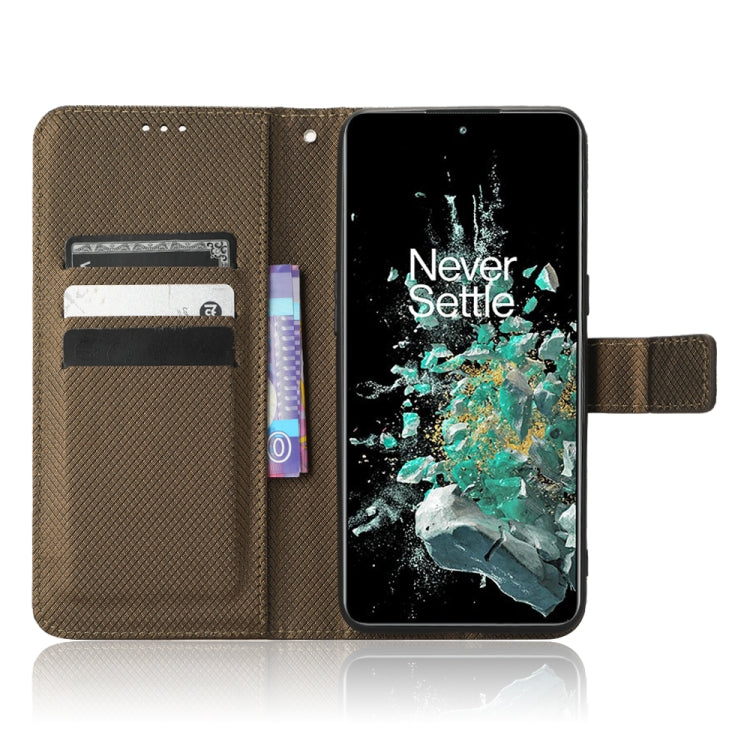 For OnePlus 10T 5G / Ace Pro 5G Diamond Texture Leather Phone Case