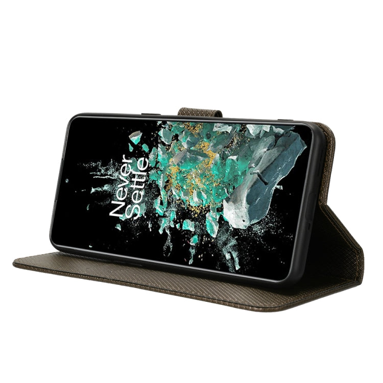 For OnePlus 10T 5G / Ace Pro 5G Diamond Texture Leather Phone Case