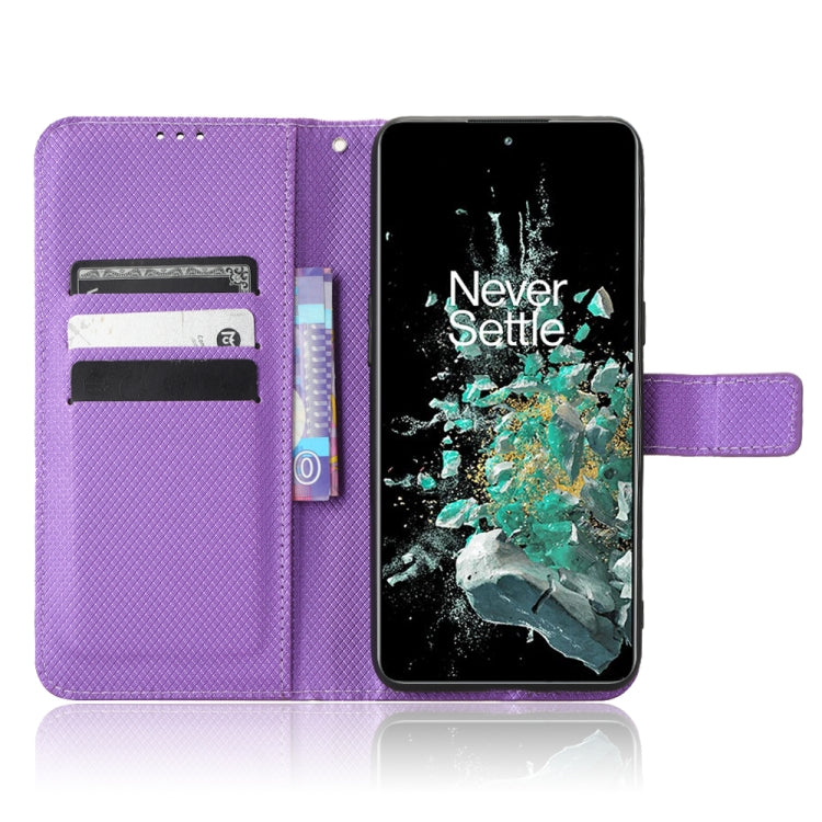 For OnePlus 10T 5G / Ace Pro 5G Diamond Texture Leather Phone Case