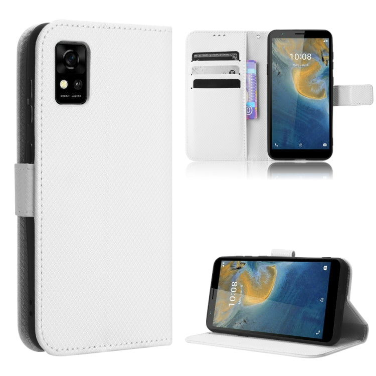 For ZTE Avid 589 Z5158 Diamond Texture Leather Phone Case