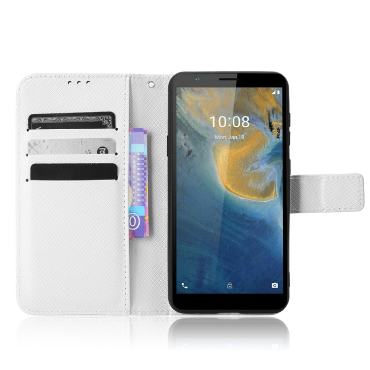 For ZTE Avid 589 Z5158 Diamond Texture Leather Phone Case