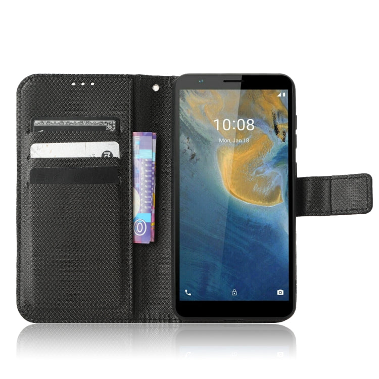For ZTE Avid 589 Z5158 Diamond Texture Leather Phone Case