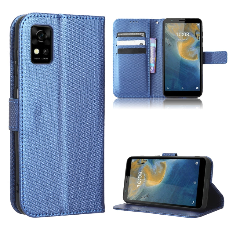 For ZTE Avid 589 Z5158 Diamond Texture Leather Phone Case