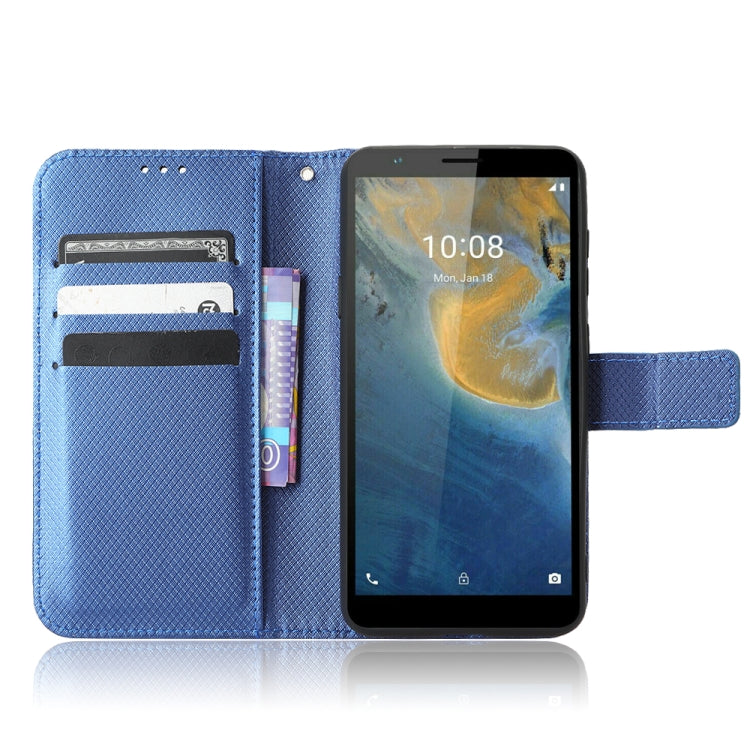 For ZTE Avid 589 Z5158 Diamond Texture Leather Phone Case