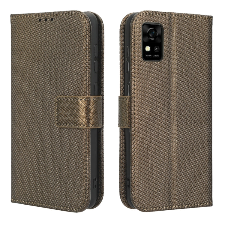 For ZTE Avid 589 Z5158 Diamond Texture Leather Phone Case
