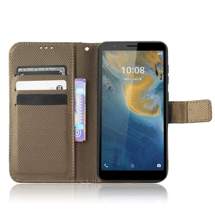 For ZTE Avid 589 Z5158 Diamond Texture Leather Phone Case