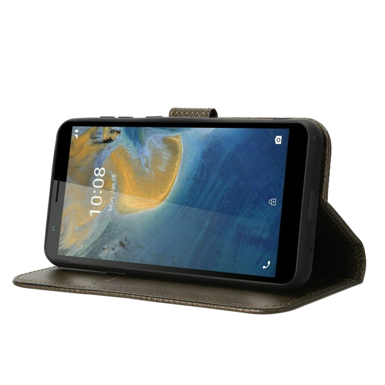 For ZTE Avid 589 Z5158 Diamond Texture Leather Phone Case