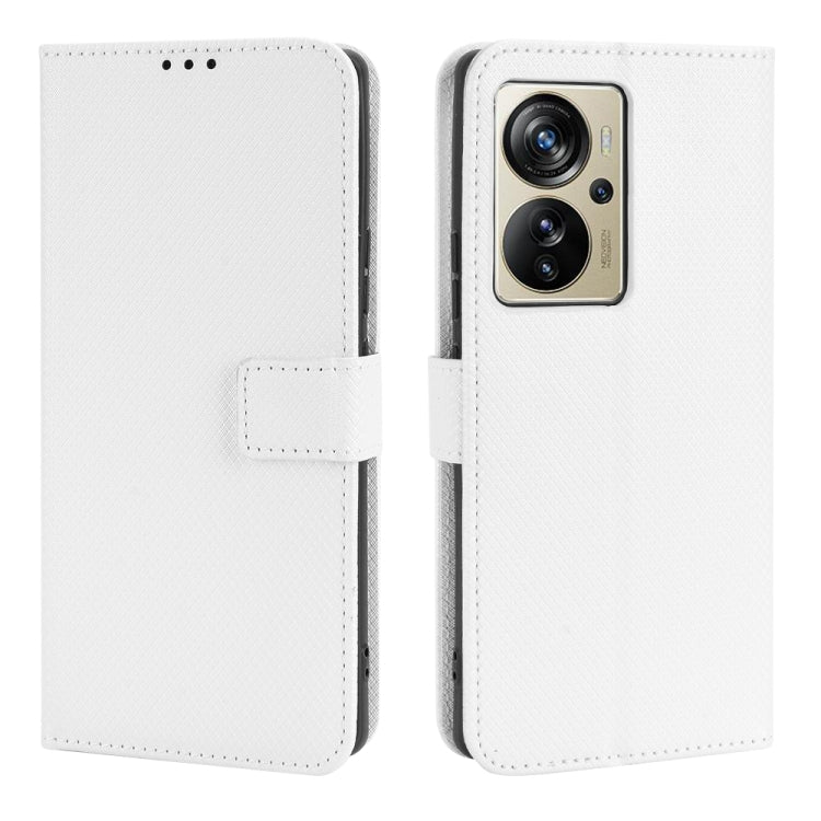 For ZTE Axon 40 Pro Diamond Texture Leather Phone Case
