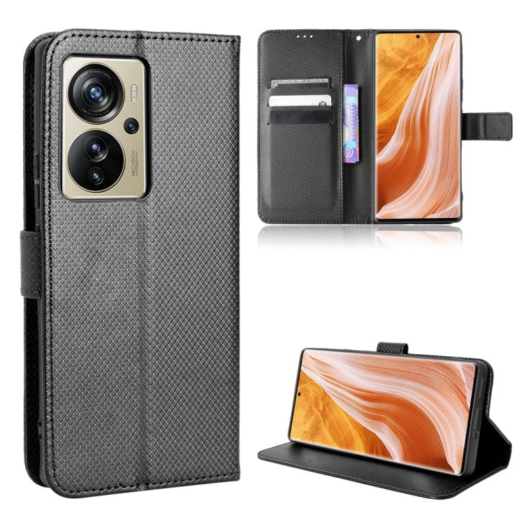 For ZTE Axon 40 Pro Diamond Texture Leather Phone Case