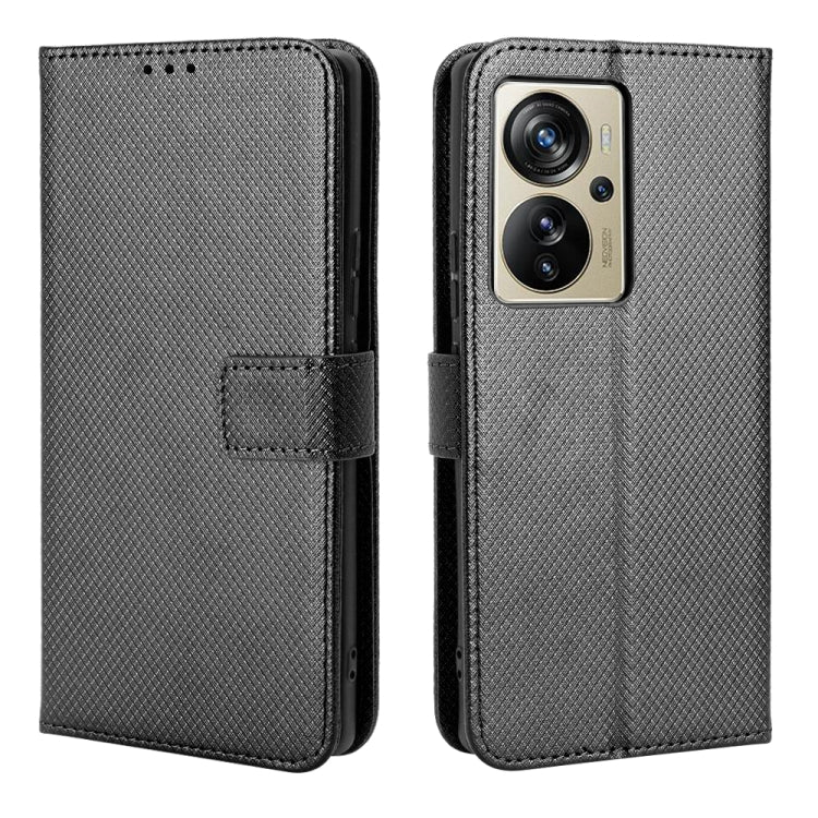 For ZTE Axon 40 Pro Diamond Texture Leather Phone Case