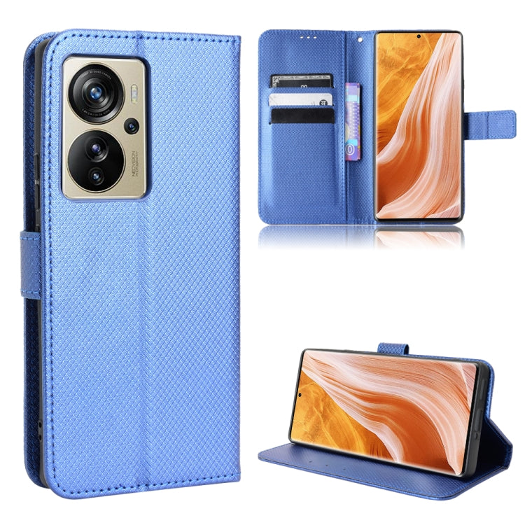 For ZTE Axon 40 Pro Diamond Texture Leather Phone Case