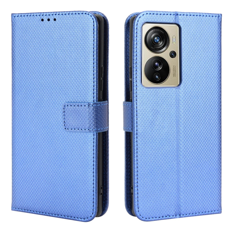 For ZTE Axon 40 Pro Diamond Texture Leather Phone Case