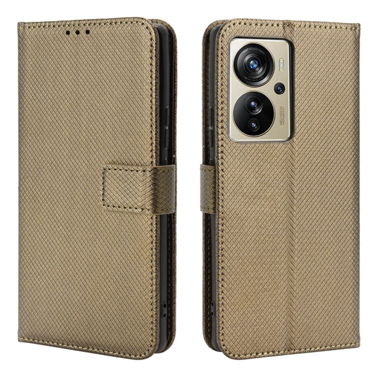 For ZTE Axon 40 Pro Diamond Texture Leather Phone Case
