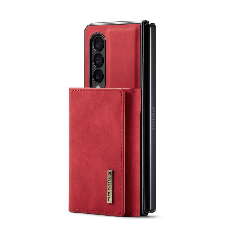 For Samsung Galaxy Z Fold4 DG.MING M1 Series 3-Fold Multi Card Wallet  Phone Case