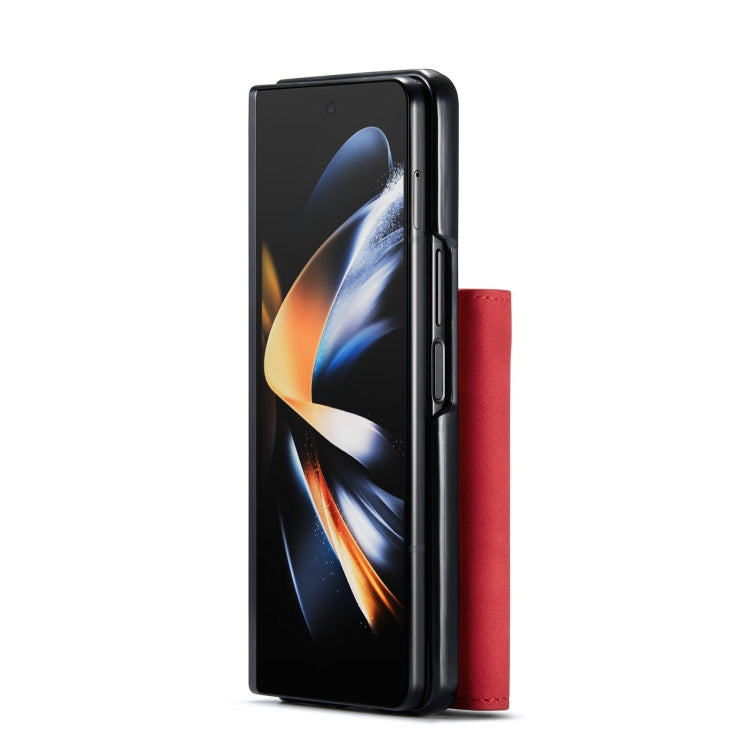 For Samsung Galaxy Z Fold4 DG.MING M1 Series 3-Fold Multi Card Wallet  Phone Case