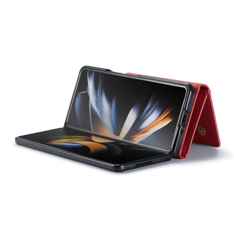 For Samsung Galaxy Z Fold4 DG.MING M1 Series 3-Fold Multi Card Wallet  Phone Case