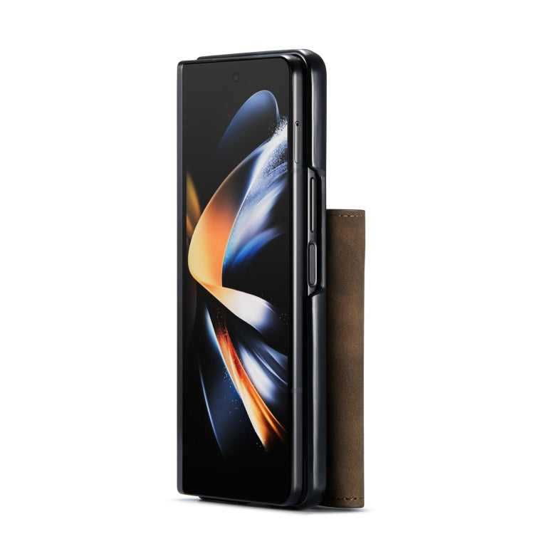 For Samsung Galaxy Z Fold4 DG.MING M1 Series 3-Fold Multi Card Wallet  Phone Case