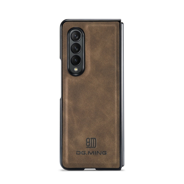 For Samsung Galaxy Z Fold4 DG.MING M1 Series 3-Fold Multi Card Wallet  Phone Case